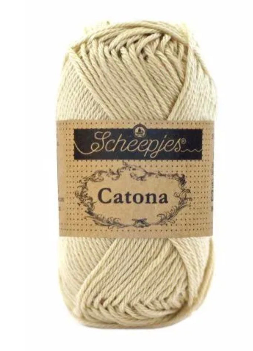 Catona 50g / 404 English tea / Coton premium pour crochet et amigurumi