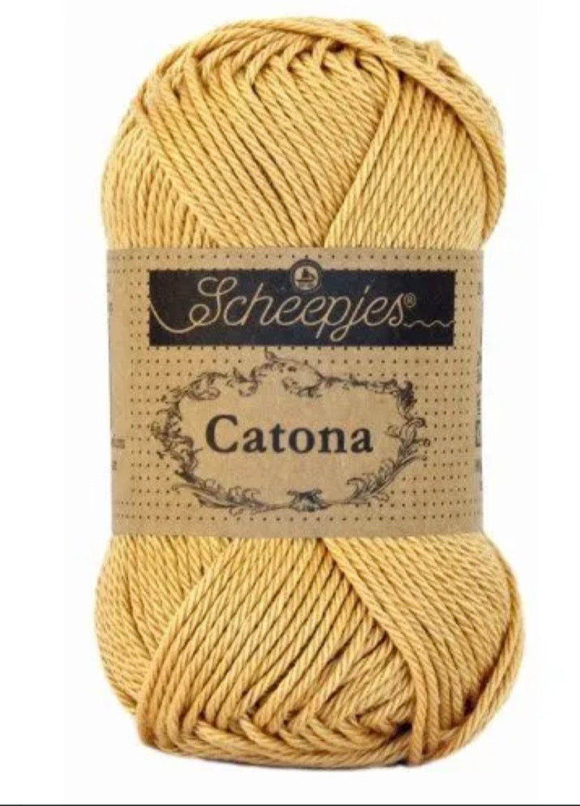 Catona 50g / 179 Topaze / Coton premium pour crochet et amigurumi