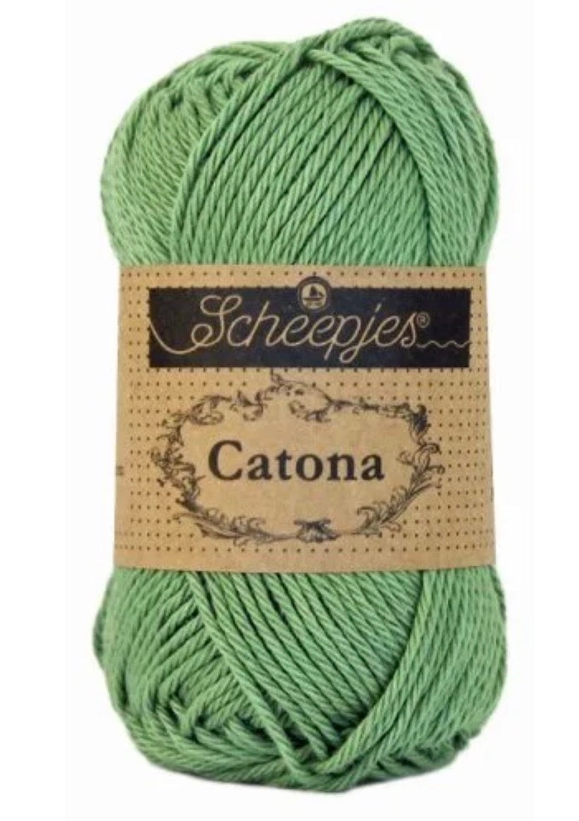 Catona 50g / 212 Sage green / Coton premium pour crochet et amigurumi