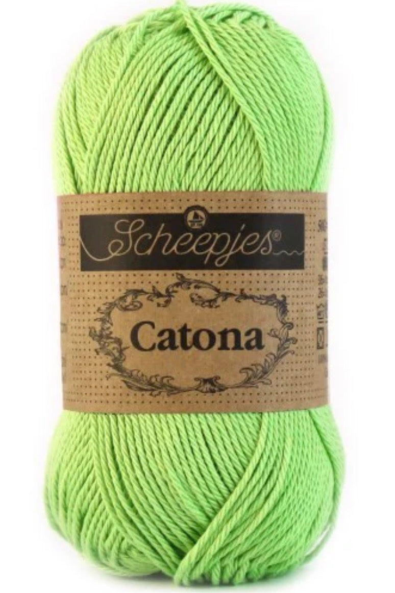 Catona 50g / 513 Apple Granny / coton premium pour crochet et amigurumi