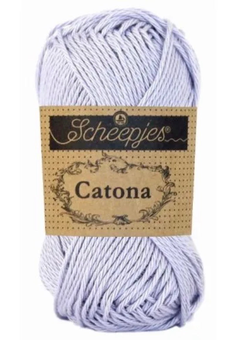 Catona 50g / 399 Lilac mist / Coton premium pour crochet et amigurumi