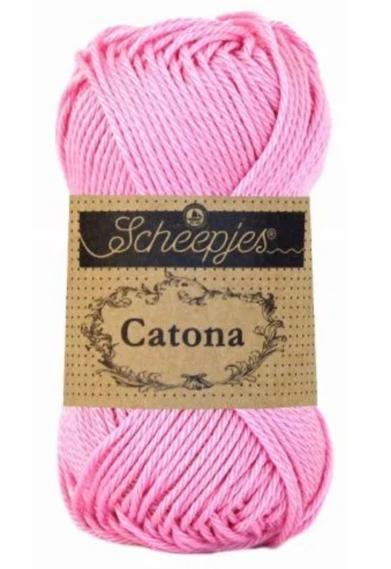 Catona 50g / 222 Tulip / Coton premium pour crochet et amigurumi