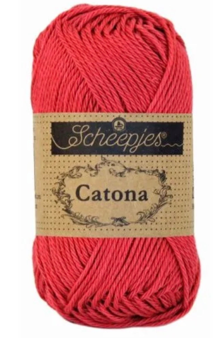 Catona 50g / 258 Rosewood / Coton premium pour crochet et amigurumi