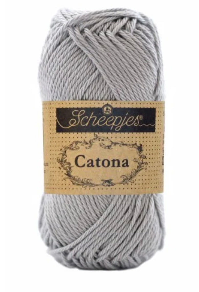 Catona 50g / 074 Mercury / Coton premium pour crochet et amigurumi