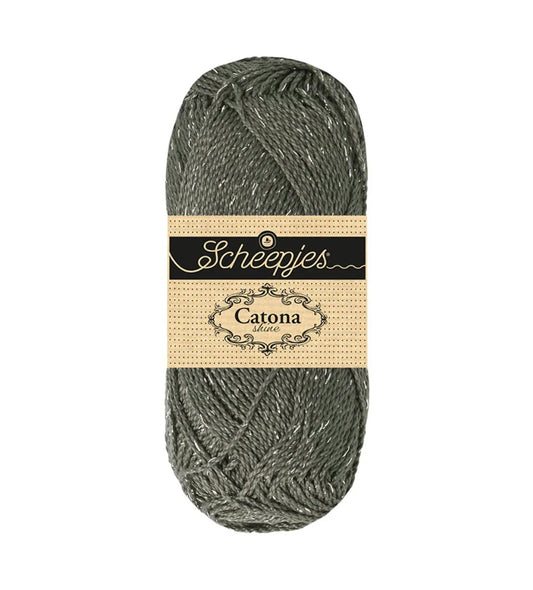 Catona shine 50g / 242 Métal grey silver