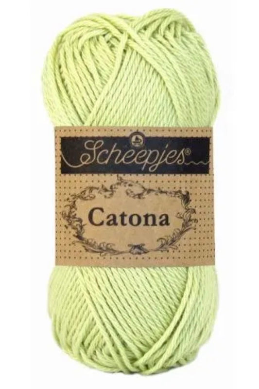 Catona 50g / 392 Lime juice / Coton premium pour crochet et amigurumi