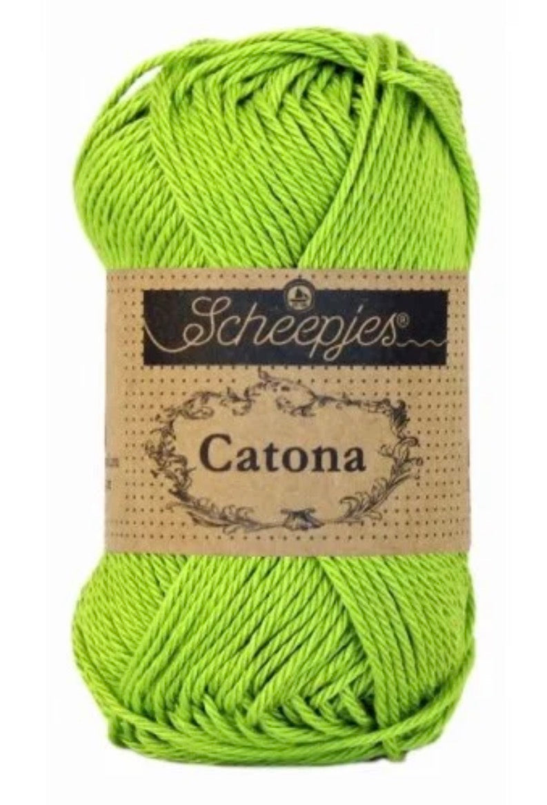 Catona 50g / 205 Kiwi / Coton premium pour crochet et amigurumi