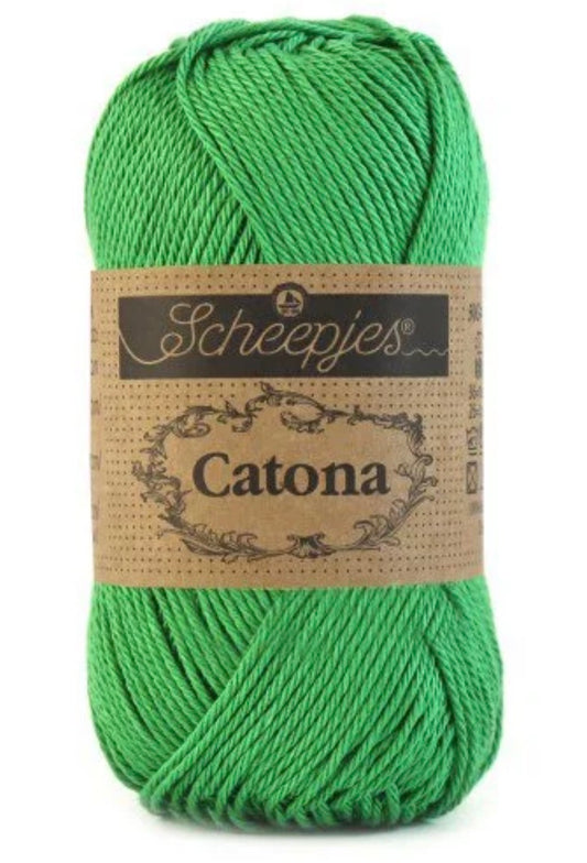 Catona 50g / 515 Emerald / Coton premium pour crochet et amigurumi