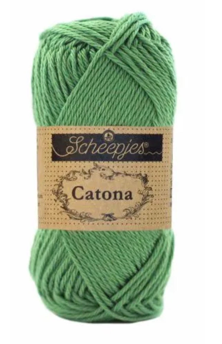 Catona 50g / 412 Forest green / coton premium pour crochet et amigurumi