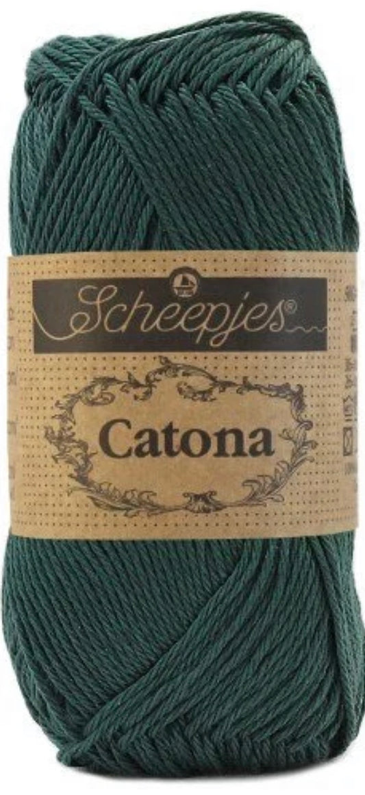 Catona 50g / 525 Fir / Coton premium pour crochet et amigurumi
