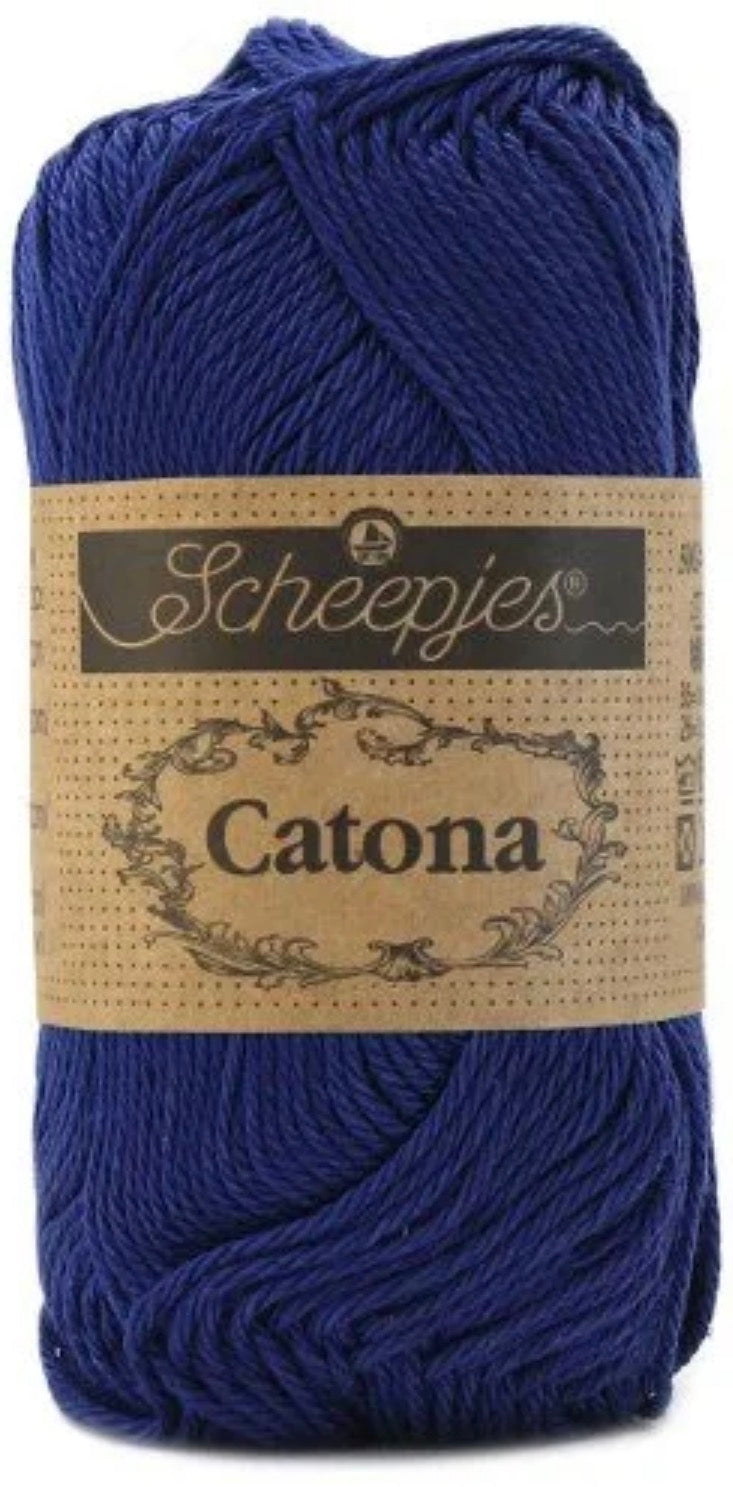Catona 50g / 527 Midnight / Coton premium pour crochet et amigurumi