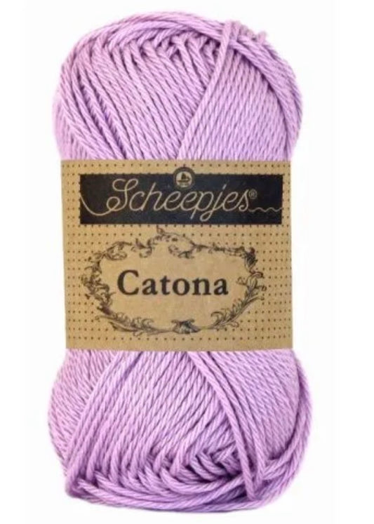 Catona 50g / 226 Light orchid / Coton premium pour crochet et amigurumi