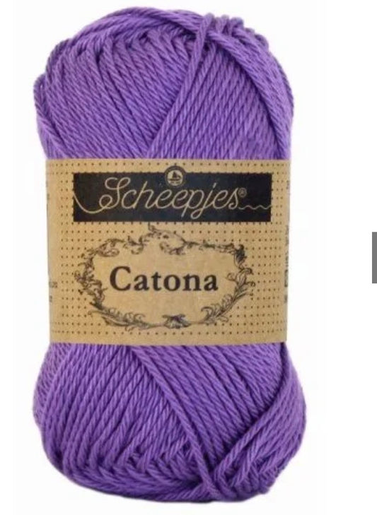 Catona 50g / 113 Delphinium / Coton premium pour crochet et amigurumi