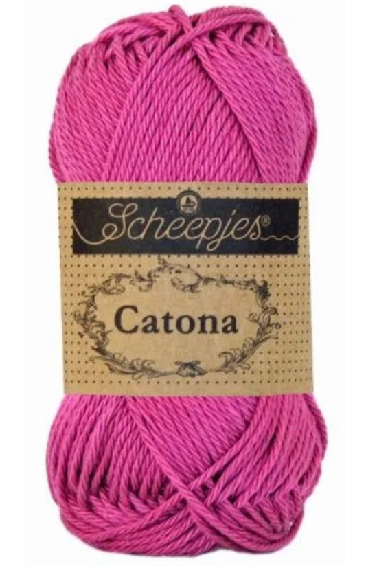 Catona 50g / 251 Garden rose / Coton premium pour crochet et amigurumi