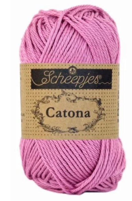 Catona 50g / 398 Colonial rose / coton premium pour crochet et amigurumi