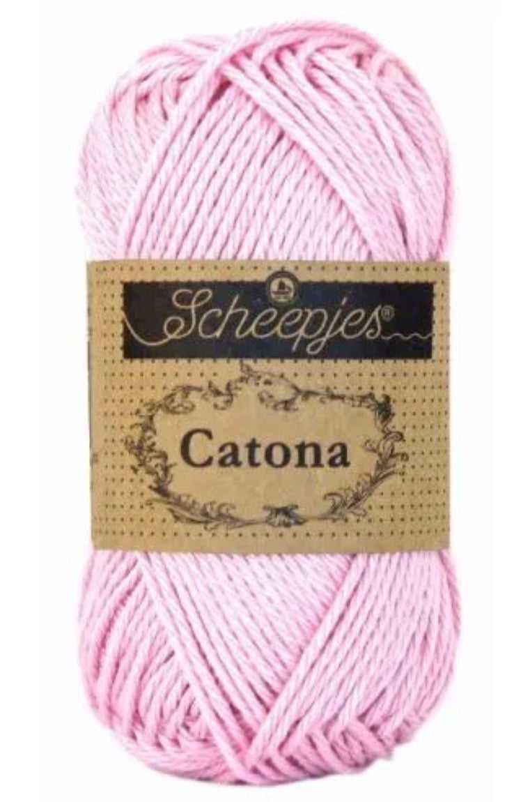 Catona 50g / 246 Icy pink / Coton premium pour crochet et amigurumi
