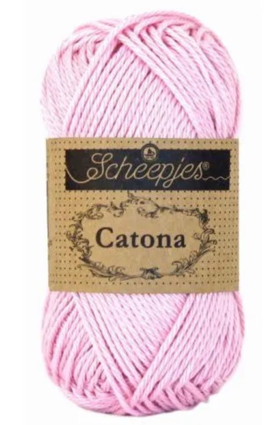 Catona 50g / 246 Icy pink / Coton premium pour crochet et amigurumi