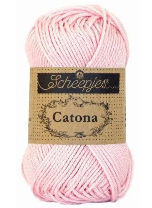 Catona 50g / 238 Powder pink / coton premium pour crochet et amigurumi
