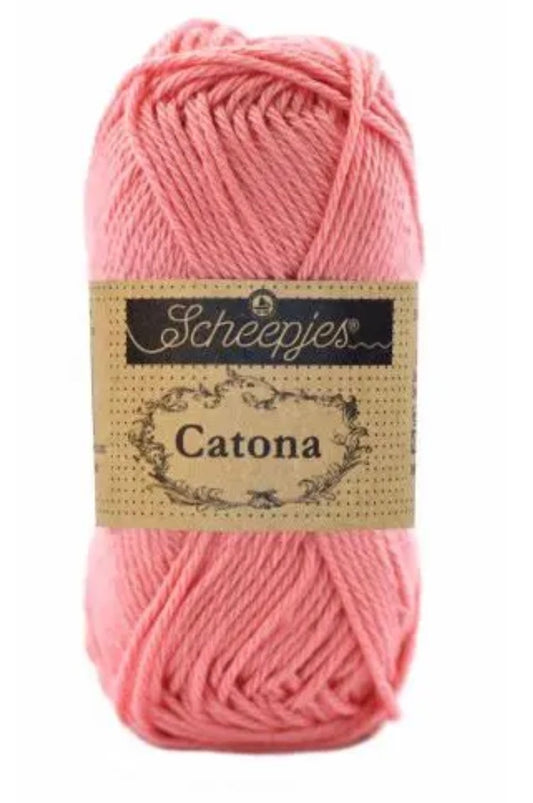 Catona 50g / 409 Soft rose / Coton premium pour crochet et amigurumi
