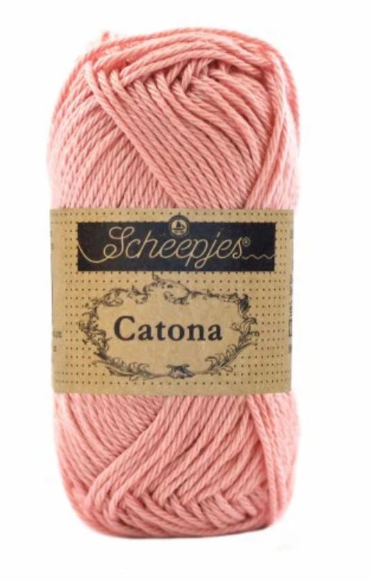 Catona 50g / 408 Old rose / Coton premium pour crochet et amigurumi