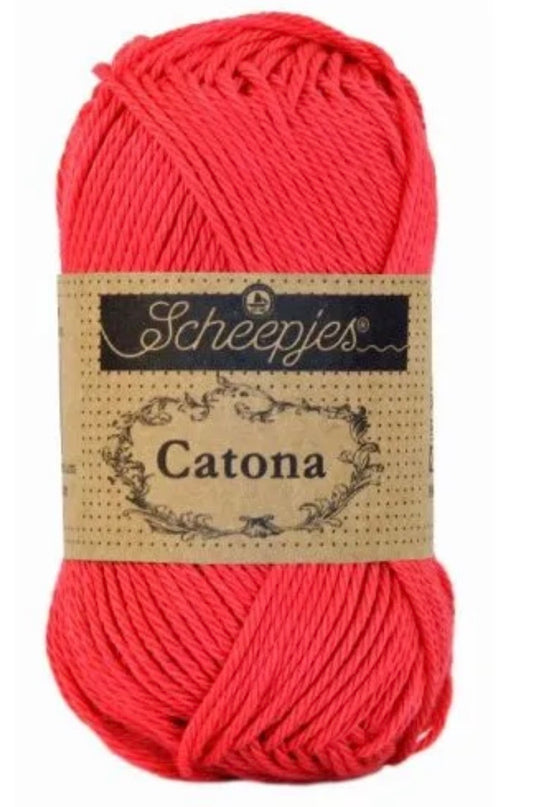 Catona 50g / 256 Carmelia rose / coton premium pour crochet et amigurumi