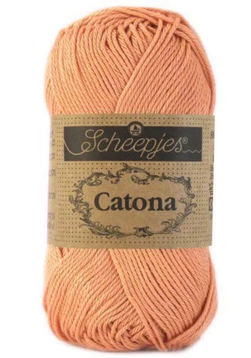 Catona 50g / 524 abricot / Coton premium pour crochet et amigurumi