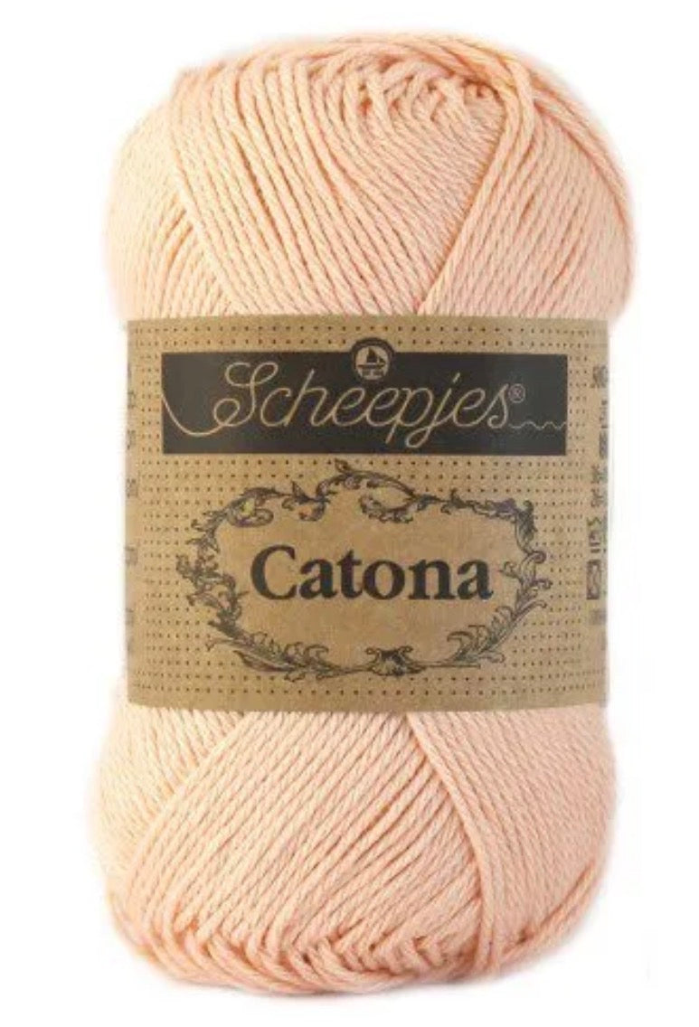 Catona 50g / 223 Peach / Coton premium pour crochet et amigurumi