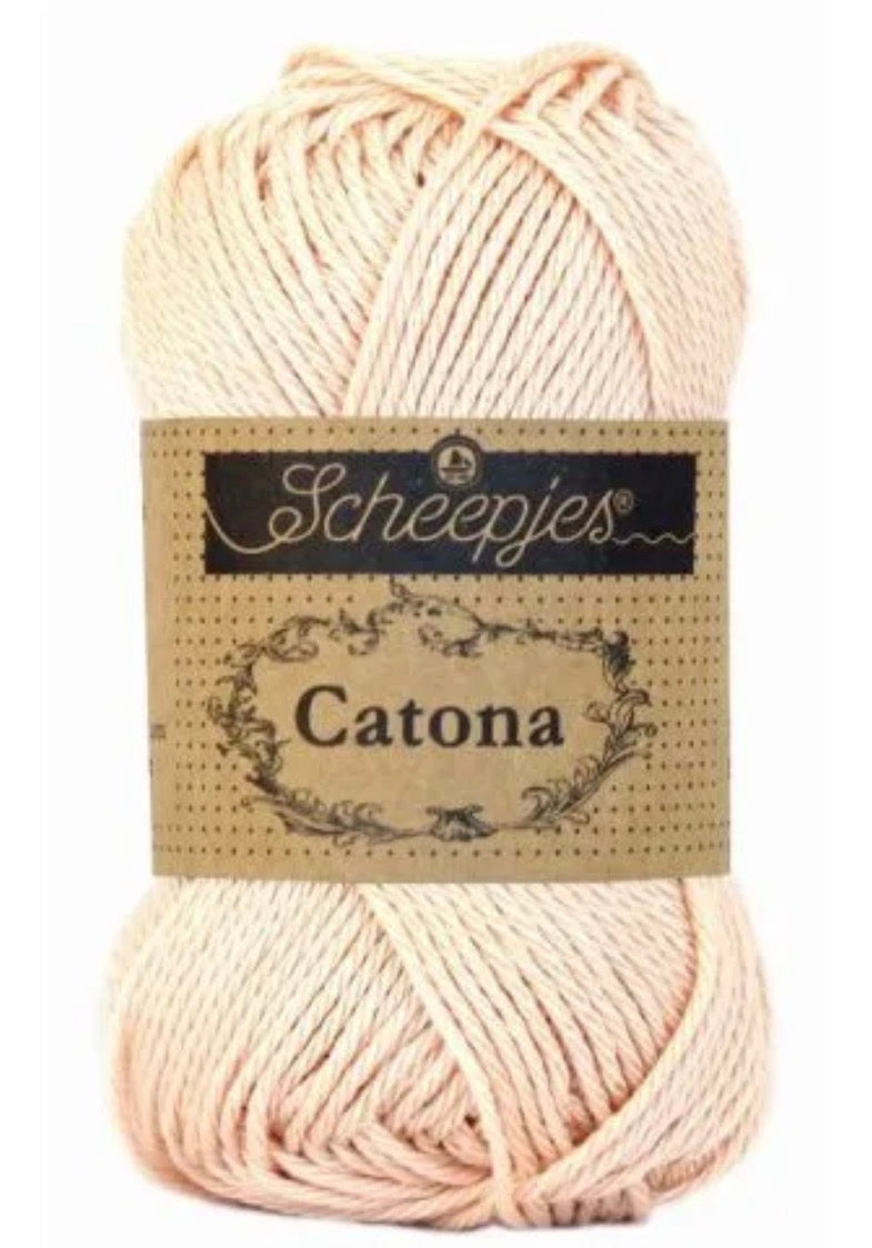 Catona 50g / 263 Petal peach / Coton premium pour crochet et amigurumi